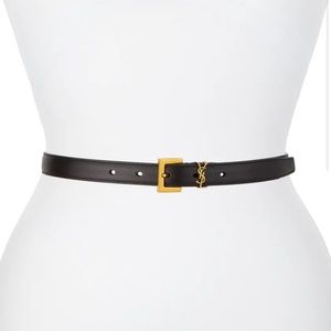 Like new YSL belt with gold hardware